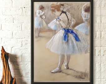 Degas Ballet Fine Art Print - Reproduction d'affiche de danseuse pour décoration murale - Idée cadeau 1880 tx