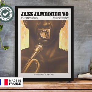 Póster del Festival de Jazz de 1980 - Impresión artística premium del Jamboree de Jazz de Varsovia