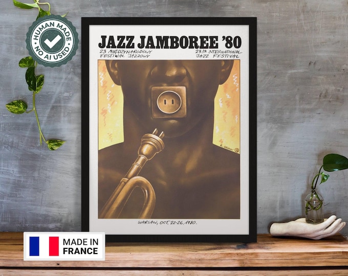 Jazz Jamboree 1980 Poster: Warsaw Jazz Festival Print
