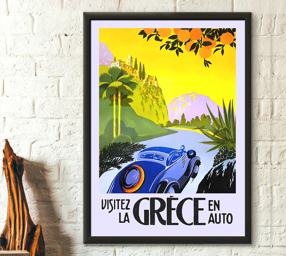 Greece original vintage travel poster - VINTAGE POSTER