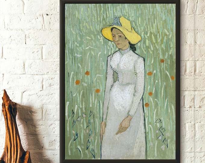 Girl In White 1890 Vincent van Gogh Print - Fine Art Print Home Decor Van Gogh Poster Birthday Gift Idea Housewarming Van Gogh Wall Art