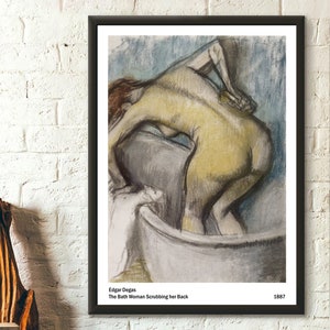 Póster de primera calidad: Arte mural Impresión de Edgar Degas El baño Reproducción artística de Degas Arte mural
