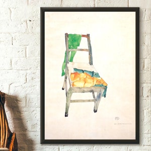 Premium Quality Poster: Egon Schiele Print Two Of My Handkerchiefs 1912 Schiele Art Print Schiele Poster Art Reproduction
