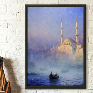 Constantinople la mosquée de Top Kahné Ivan Aivazovsky Print - Istanbul Print - Art Reproduction Wall Art