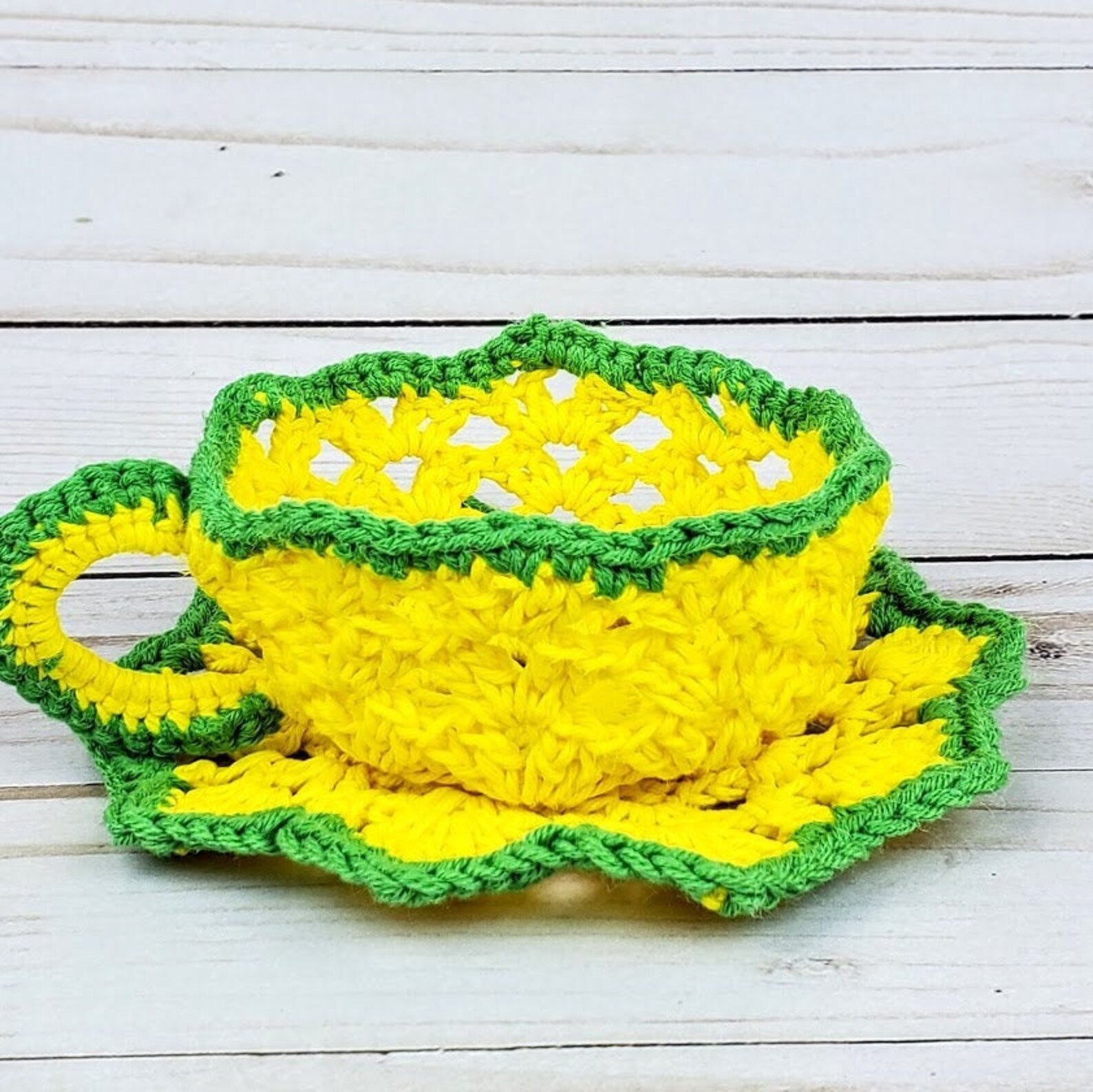 Crochet Tea Cup And Saucer. Etsy
