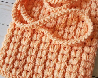 Handmade crochet crossbody  bag.