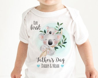 Our First Father's Day Baby Vest, Father's Day Gift,First Time Dad,New Dad, New Baby, Gifts For Him, Baby Vest, Personal, Father's Day 2024