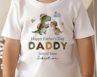 Personalised First Father's Day Baby Vest - 1st Father's Day as My Daddy - New Dad Gift from Baby