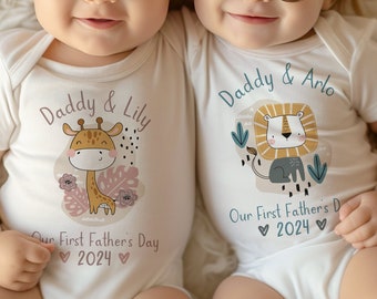 First Father's Day Baby Vest, Personalised Father's Day Gift,First Time Dad New Baby, Gifts For Him, Baby Vest, Father's Day 2024 FANDANGO