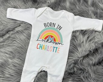 rainbow sleepsuit newborn