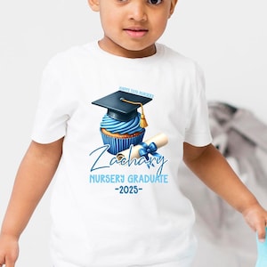 Personalised Nursery Graduation / Pre-School T-Shirt | Pre-school Graduate | Cupcake FANDANGO