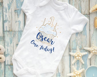 Embroidered Floral Inital Design Personalised Girls Baby Vest Bodysuit Gift