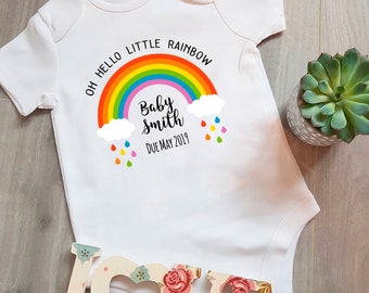 etsy rainbow baby