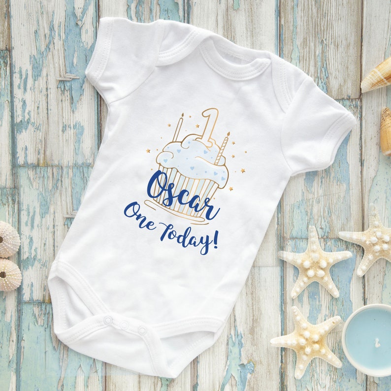 Personalised 1st First Birthday Baby Vest Bodysuit Gift - Etsy UK
