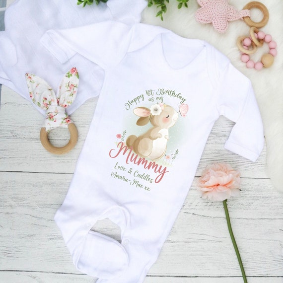 Happy birthday top mummy baby outfit