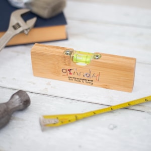 Personalised Father&#39;s Day Bottle Opener Spirit Level | Father&#39;s Day | Gift For Him | Dad | Grandad | Stepdad | First fathers day FANDANGO