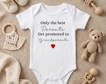Personalised Pregnancy Announcement Baby Vest - Coming Soon Surname & Due Date - Baby Reveal Gift