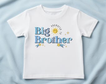 Big Brother Announcement T-Shirt - Personalised Pregnancy Reveal Sibling Gift Tee