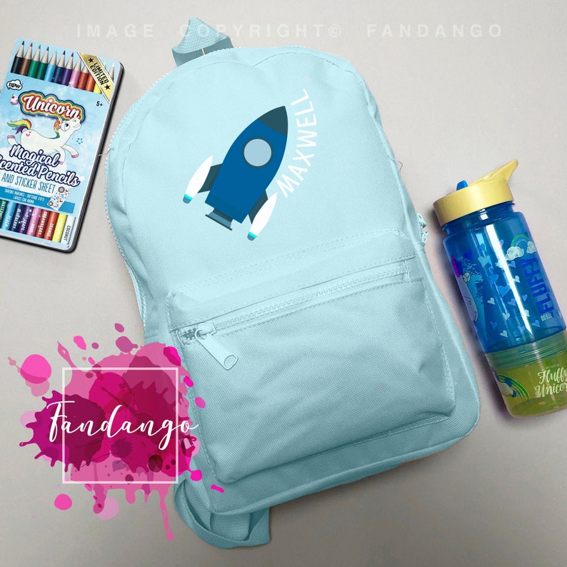 personalised baby boy rucksack