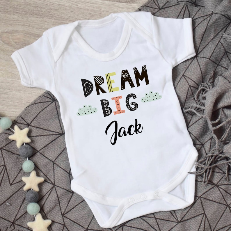 Name perfect Baby bodysuit vest grow bodysuit personalised baby gift