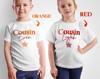 T-shirt Bambino 'Cousins' - I Love My Cousins This Much - Regalo Famiglia