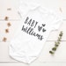 Personalised Baby Unisex Vest, Bodysuit, Pregnancy announcement, Fun gift for a new baby, or baby shower 
