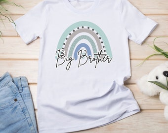 Big Brother Announcement T-Shirt - Personalised Pregnancy Reveal Sibling Gift Tee