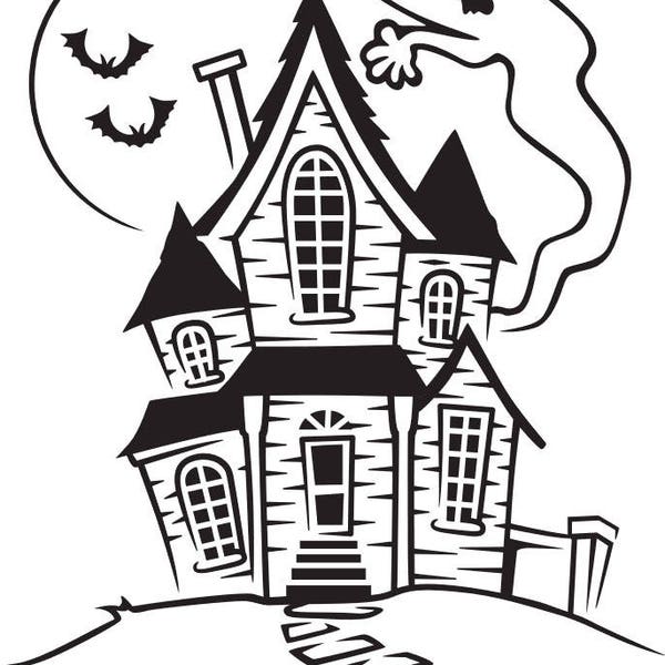 HAUNTED HOUSE SVG