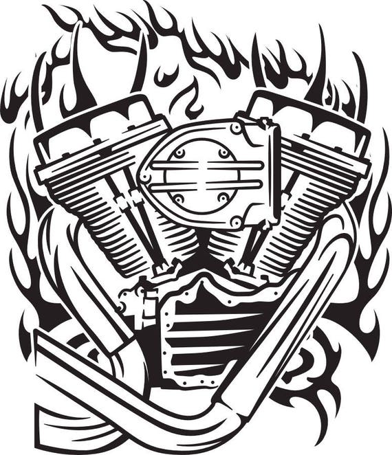 MOTOR DE MOTOCICLETA SVG