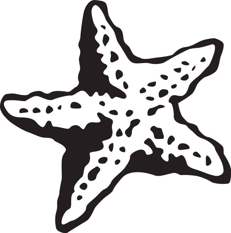 Download STARFISH SVG FILE | Etsy