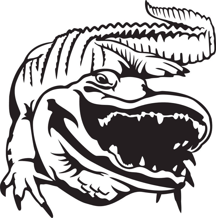 GATOR SVG FILE | Etsy