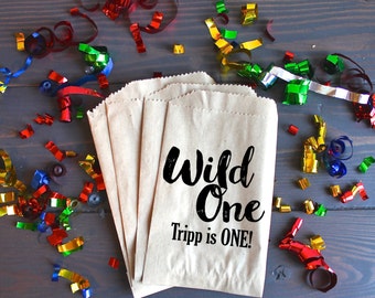 wild one favor bag etsy