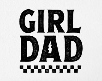 Camiseta con gráfico de papá niña, PNG transparente, descarga digital, papá png, Día del padre png, papá niña png