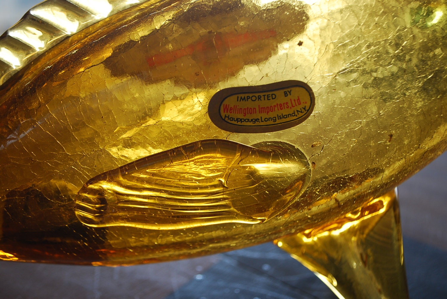 1966 Orvieto Fish Shaped White Wine Bottle Etsy