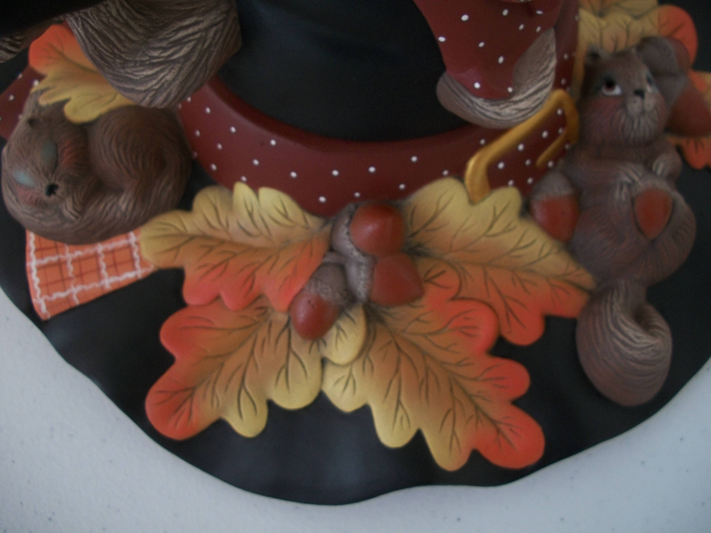 Ceramic Halloween Witch’s Hat Halloween Autumn Leaf | Etsy