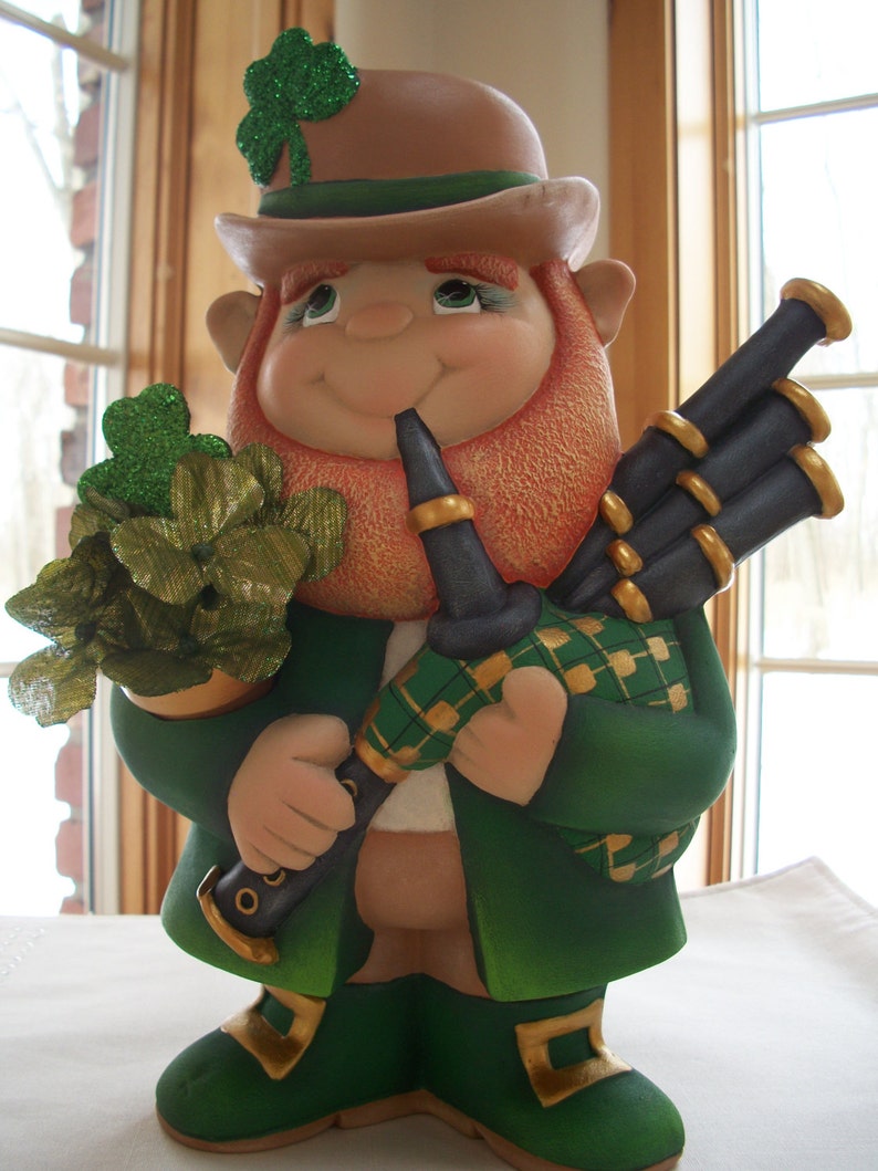 Ceramic Leprechaun St.patrick’s Day Decoration - Etsy