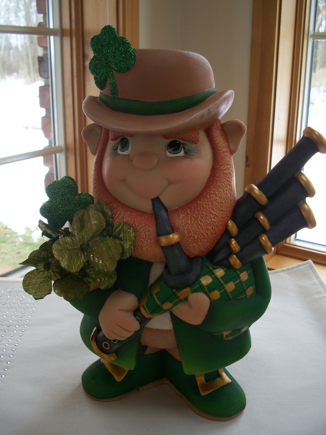Ceramic Leprechaun St.patrick’s Day Decoration - Etsy