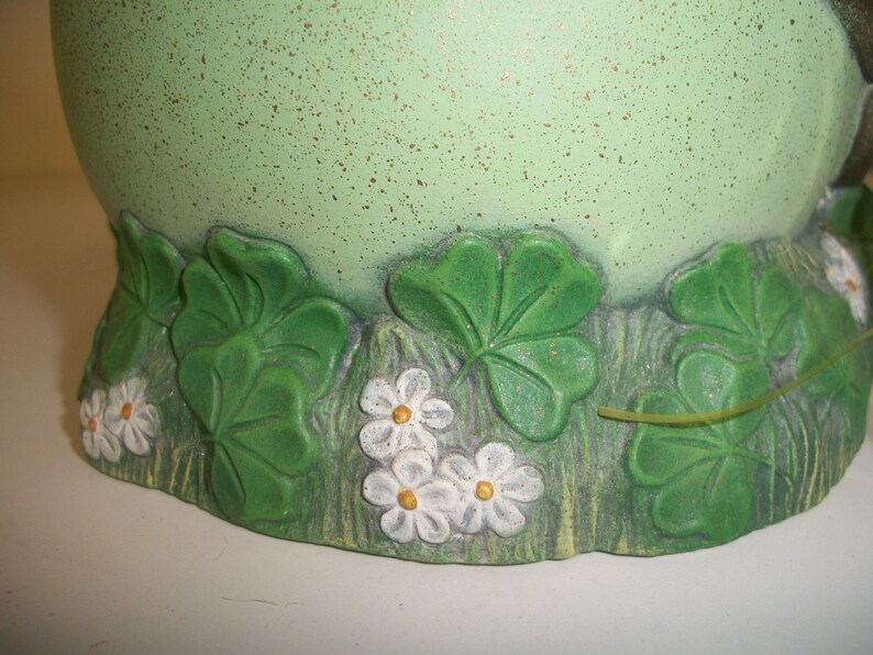 Leprechaun Pot of Gold Ceramic Shamrock Candy Dishst Etsy