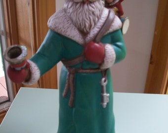 Ceramic Santa old world Christmas decoration