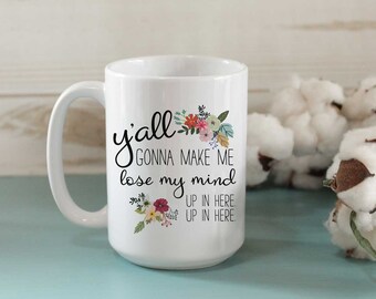 Me van a hacer perder la cabeza, taza de café, taza, Navidad, día de la madre, regalo para el maestro, regalo, presente, cumpleaños