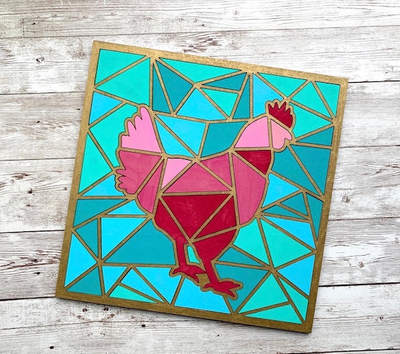 Paint Your Own, Chicken Paint Kit, DIY, Paint Party, Girls Night, Kids Craft, Mothers Day, Birthday Party, Virtual Paint Party