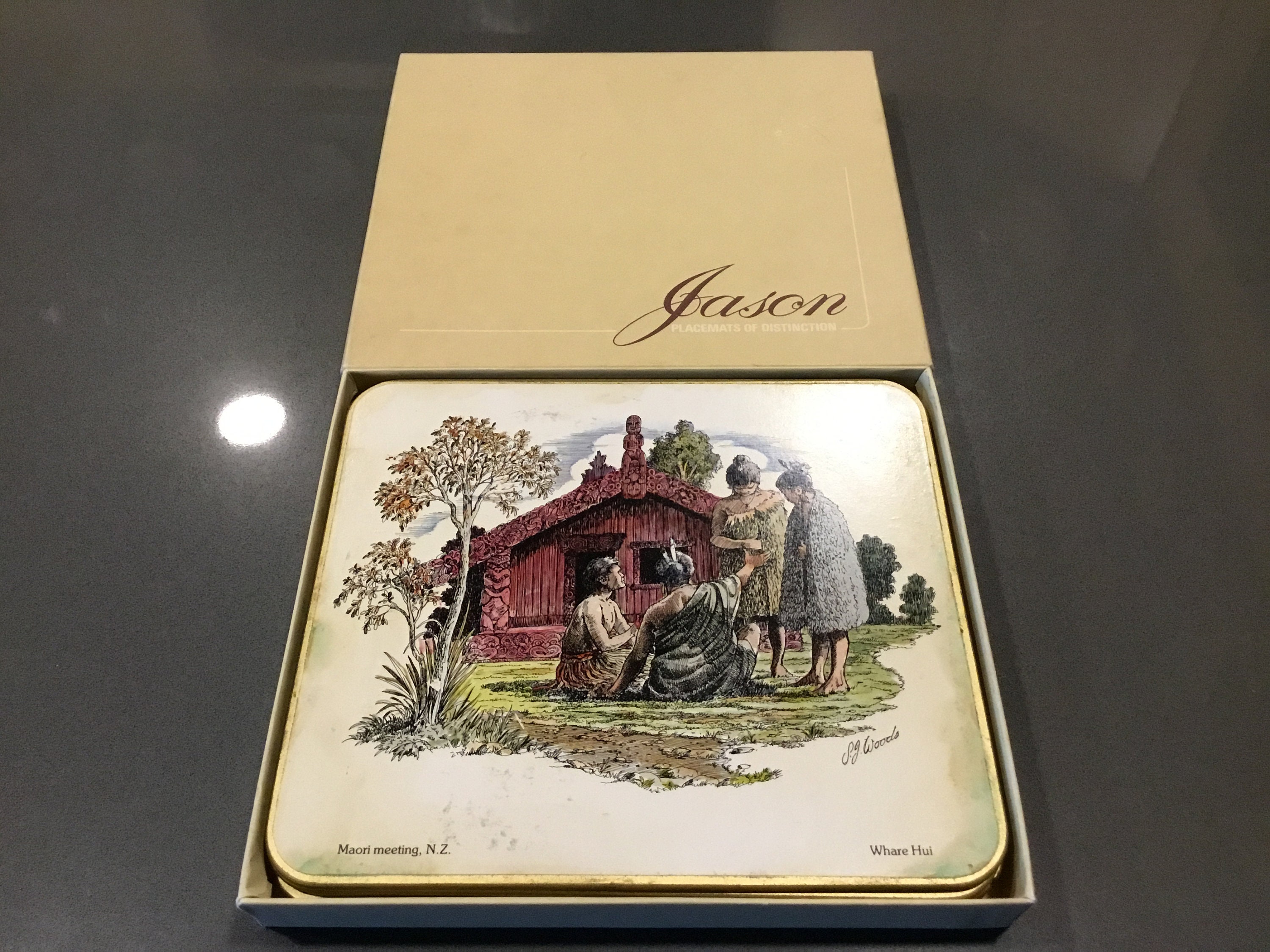 Vintage placemats or trivets by JASON Placemats of Etsy