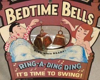 1968 Swingers bed time bells by Freed Novelty Inc NYC “Ring a ding ding, it’s time to swing” Throw your keys in a bowl swingers  sex  party!