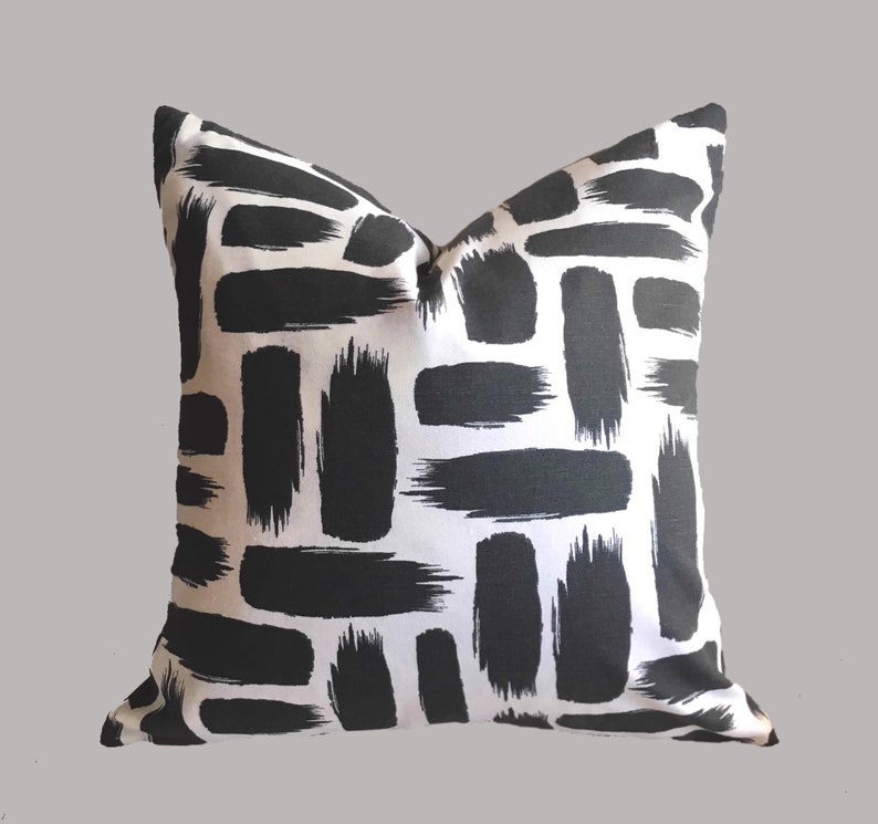 Black White Pillow Covers Modern pillow Throw Pillow cover Etsy