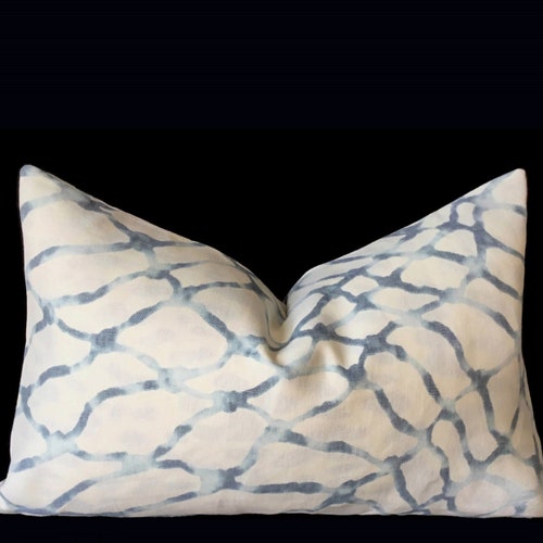 Blue and White Bohemian 12x18 Lumbar Pillow Covers 9 More Etsy