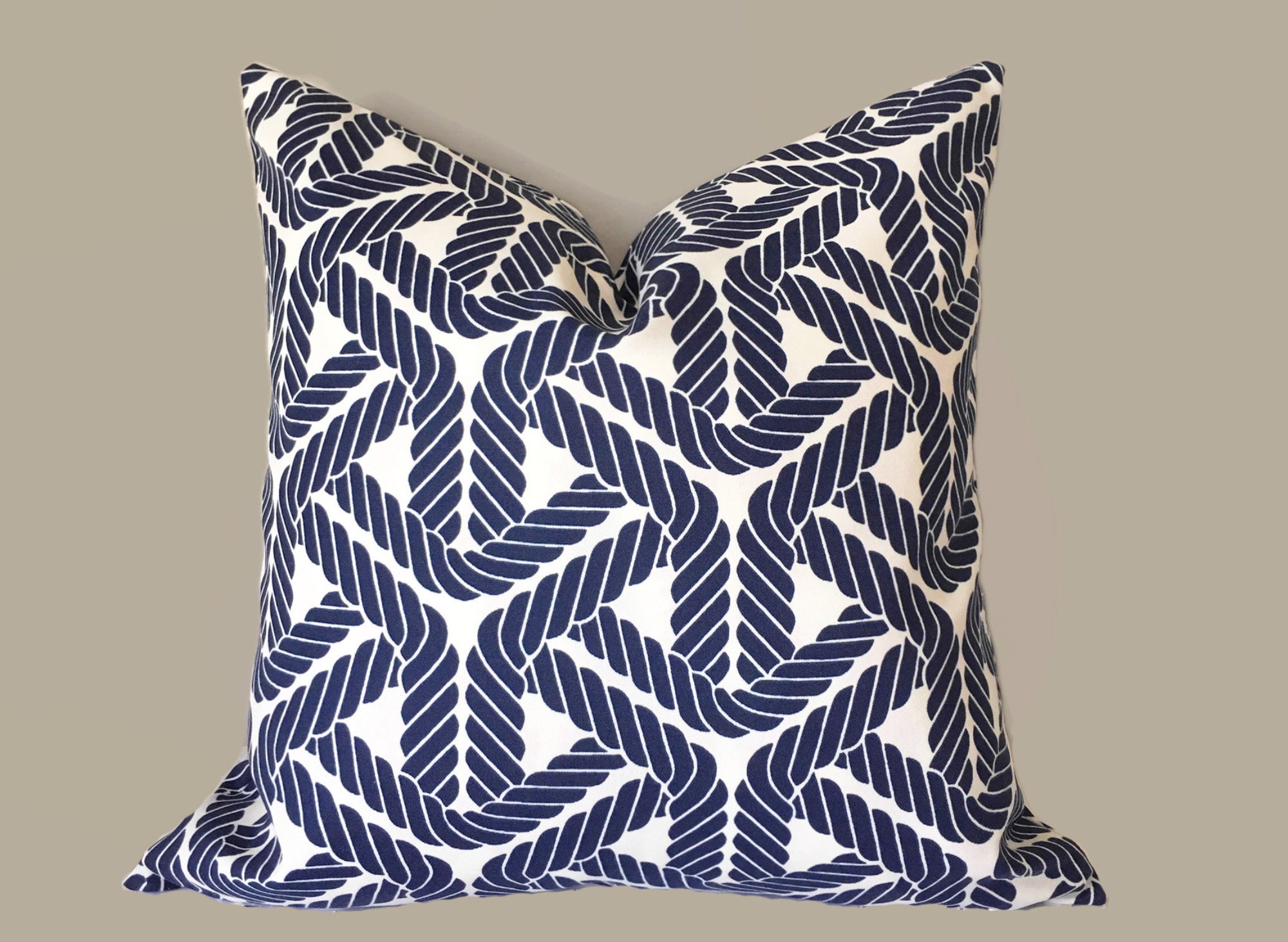 Blue White Pillow Covers Accent Pillows Throw Pillows Blue Etsy