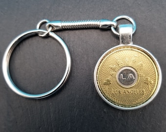 Los Angeles Transit Token Key Chain