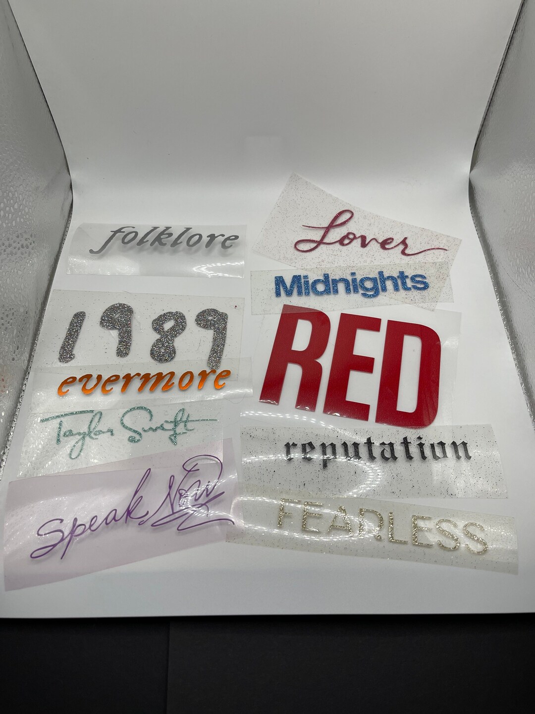 Eras Iron on Decals Etsy