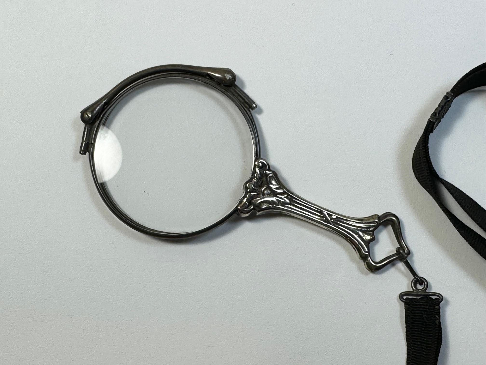 アンティーク ロニエット 西ドイツ OHS 革ケース付き Lorgnette アンティーク ロニエット 西ドイツ OHS 革ケース付き Lorgnette