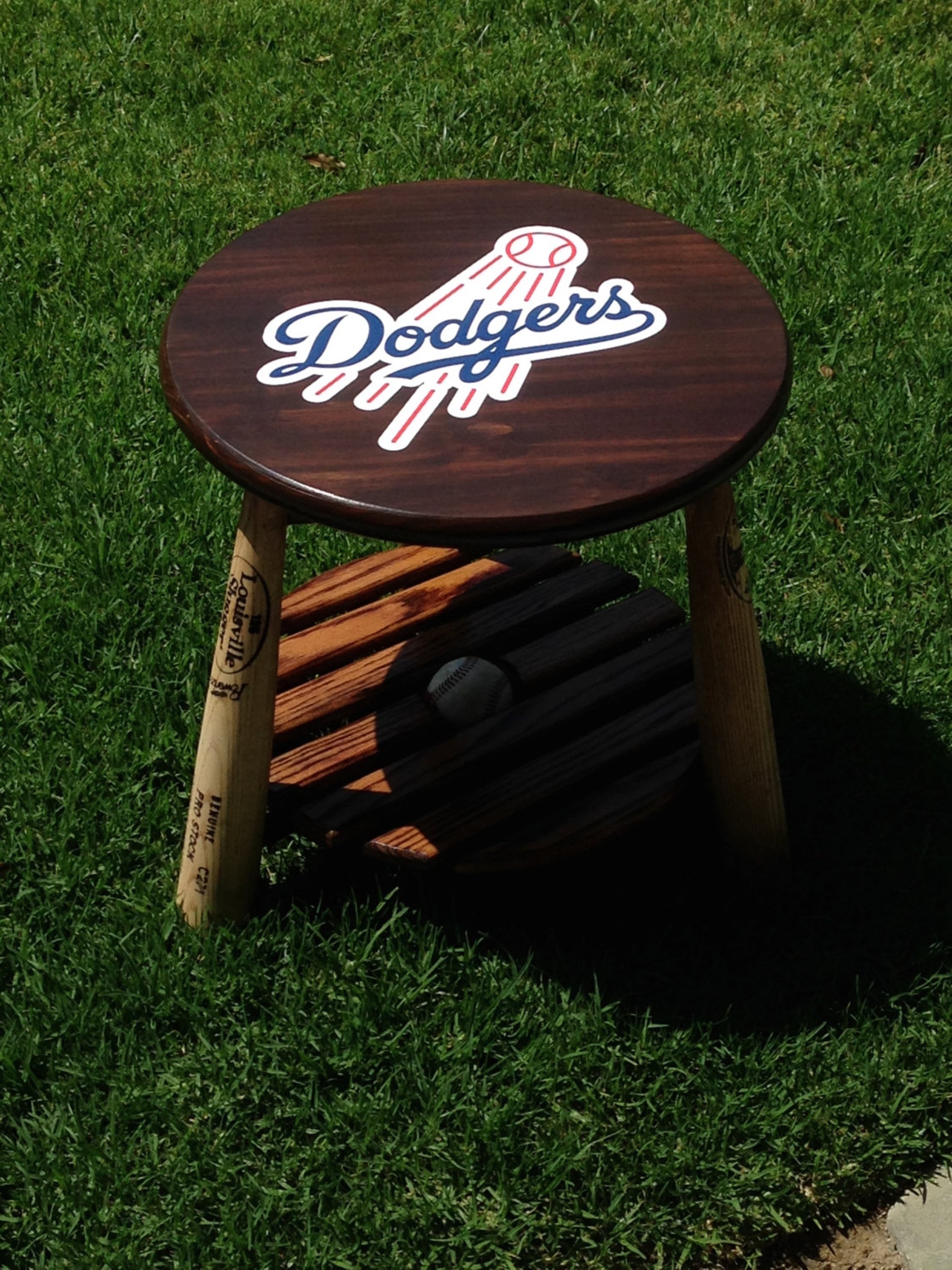 Baseball Side Table Baseball Furniture Baseball Gift Etsy